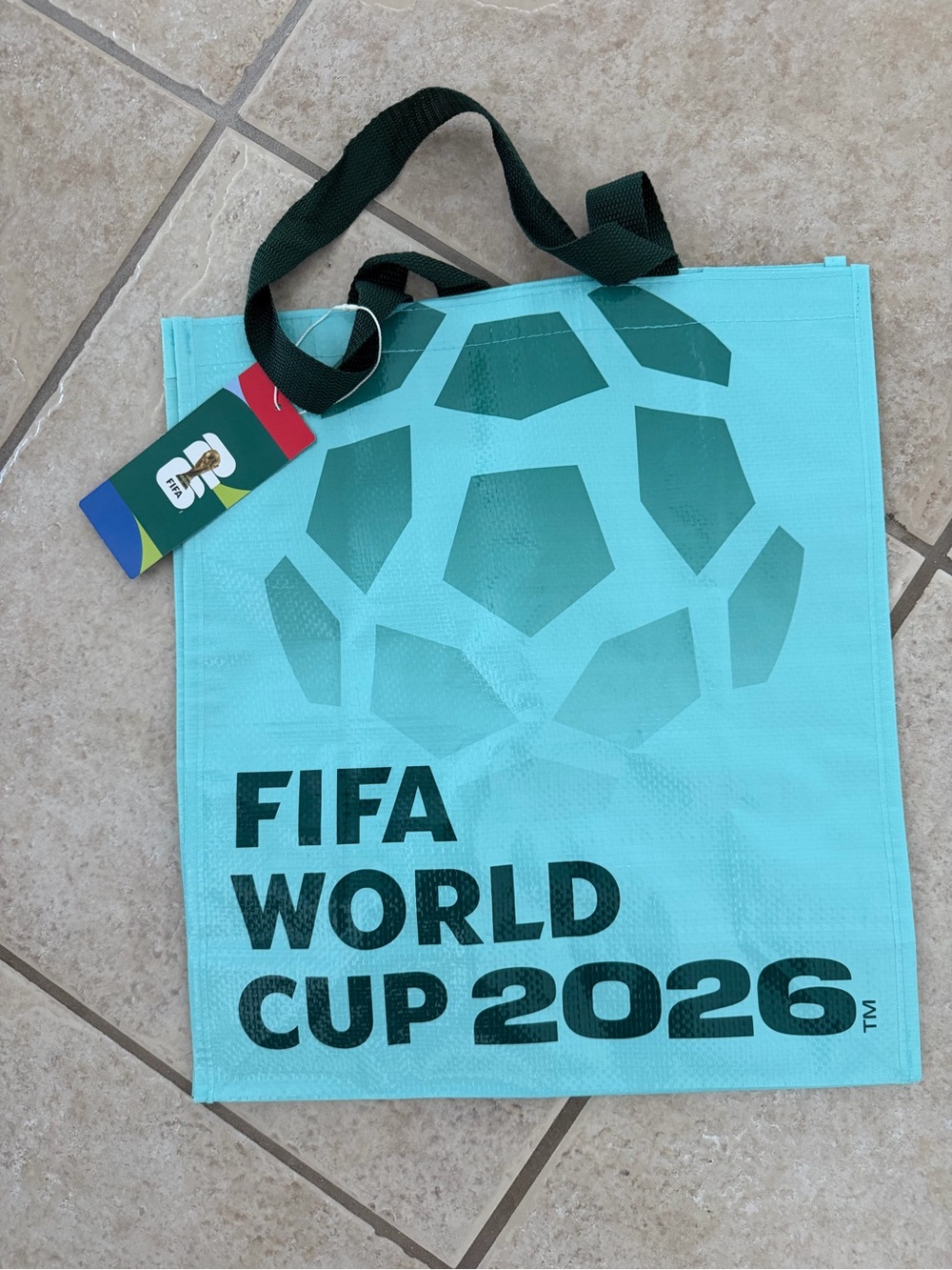NWT FIFA World Cup ‘26 Canada Mexico USA Graphic Art Reusable Tote Bag